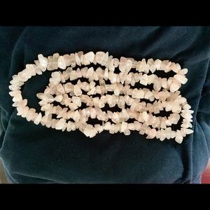 Rose Quartz Long Necklace